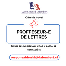 LJDA recrute Professeur(e) de lettres