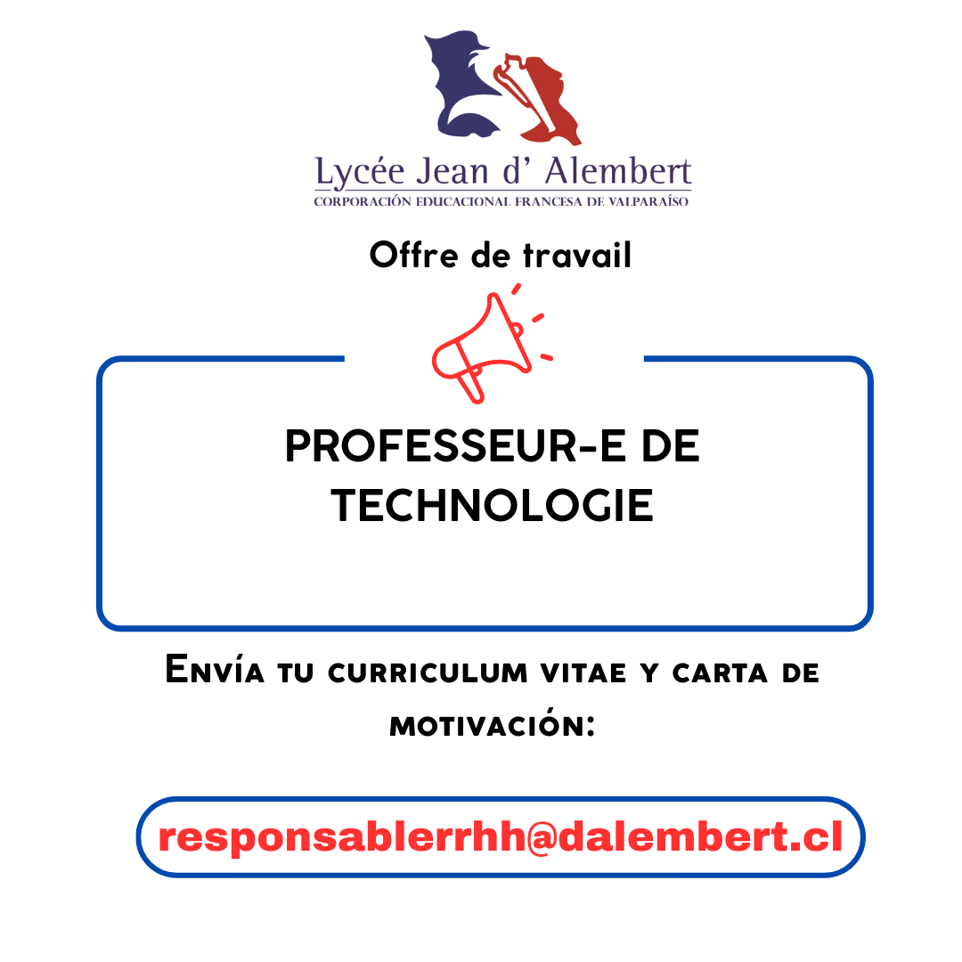 LJDA recrute Professeur(e) de Technologie