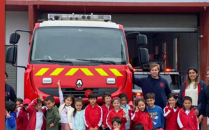 Visite de la caserne de la 8º compagnie de pompiers de Viña del Mar