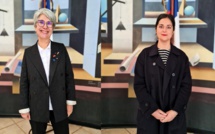 Pascale Carrillo, Proviseure, et Sonia Esteves, Directrice de l'enseignement primaire, rejoignent l'équipe du LJDA.